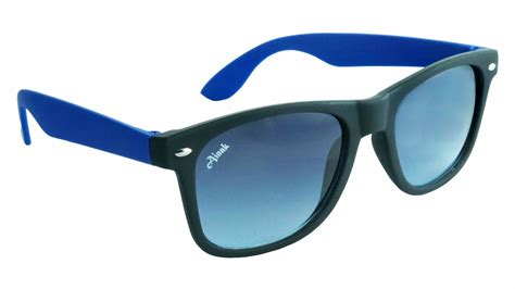 Ainak Wayfarer sunglasses with Blue Temple and double gradient, blue glasses. get this for just ...