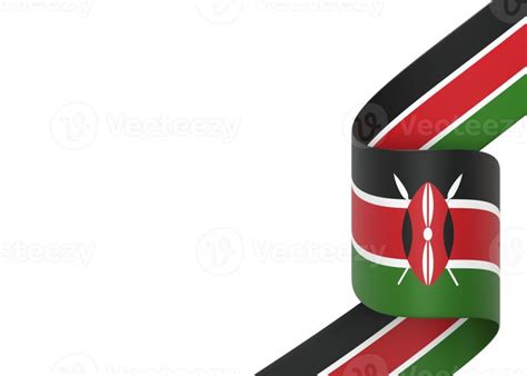 Kenya flag design national independence day banner element transparent ...