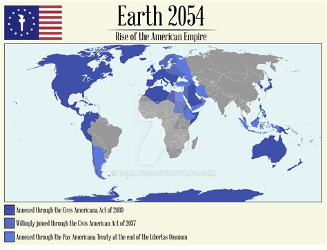 Map of the American Empire 2054 by Healy27 on DeviantArt