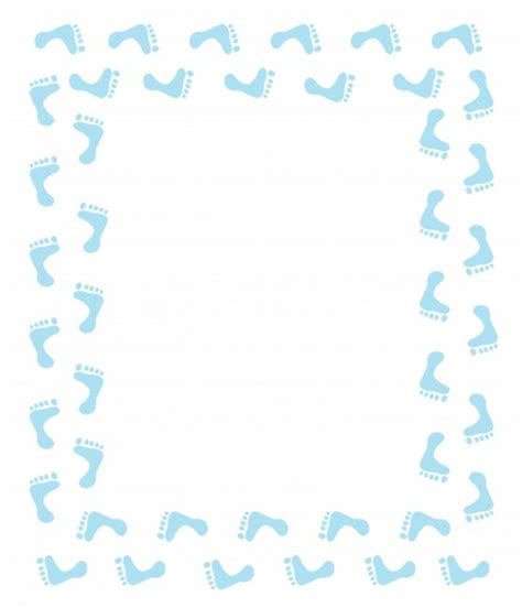 Download High Quality baby feet clipart border Transparent PNG Images ...