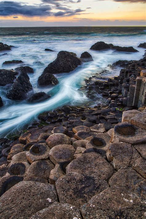 Giants Causeway Sunset Photograph by Cameron Williams - Pixels