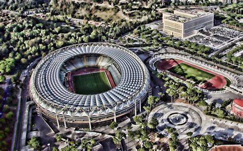 Stadio Olimpico Rome Italy football stadium AS Roma stadium sports ...