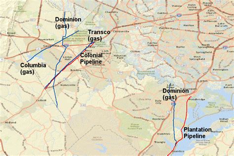 Oil Pipelines in Virginia