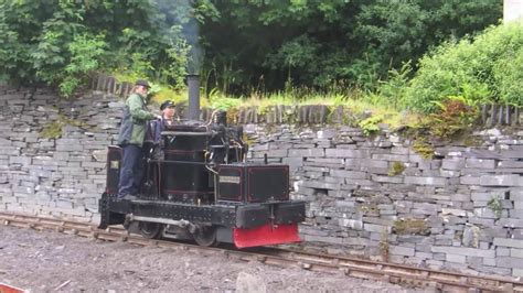 Penrhyn Quarry Railway 25th June 2016 Whistle off - YouTube