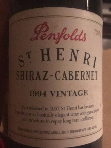 Penfolds St. Henri Shiraz - Cabernet | Vivino US