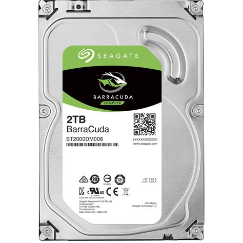 Seagate 2TB BarraCuda 7200 rpm SATA III 3.5" Internal