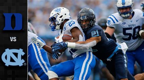 Duke vs. North Carolina Football Highlights (2019) - YouTube