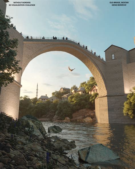 Mostar Old Bridge - 3d artist Denis Rončević - Hum3D