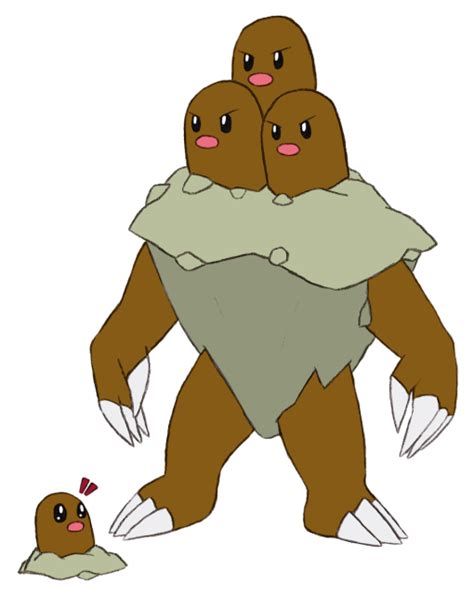 Mega Dugtrio by Gaiash on DeviantArt