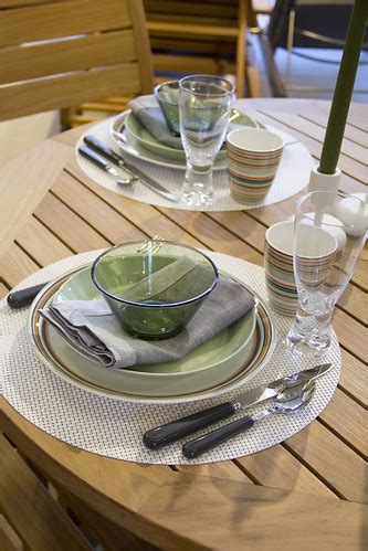 Chilewich Placemats | Featuring iittala Origo and Kartio din… | Flickr