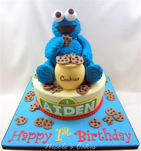 Cookie Monster Cakes – Decoration Ideas | Little Birthday Cakes