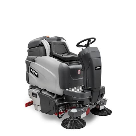 Ride-on scrubber-dryer - COMFORT DUOTECH - LAVOR - battery-powered ...