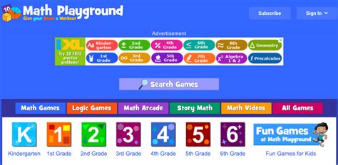 Math Playground Logic Games