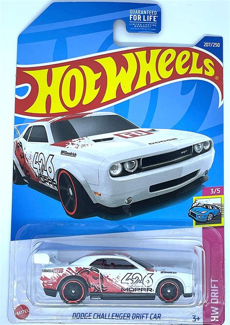 Hot Wheels 2022 - Dodge Challenger Drift Car - HW Drift 3/5 [White] 207 ...