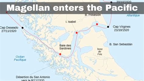 Strait Of Magellan On World Map