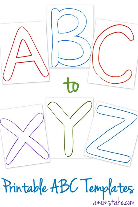 Abc Book Template