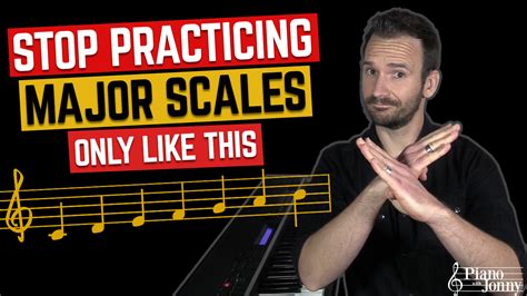 5 Major Scale Exercises to Practice Daily - Piano With Jonny