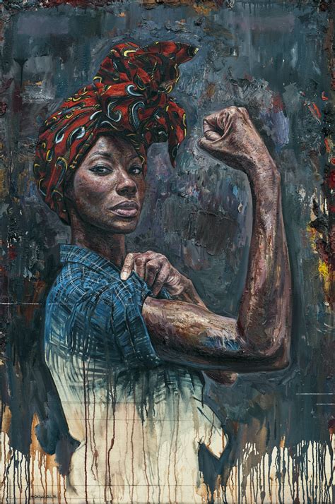 Oil Portrait Painting Imagines Women of Color as Powerful Warriors