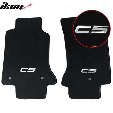 Compatible with 97-04 Chevy Corvette C5 Logo OE Compatible withment Floor Mats Carpet Nylon ...