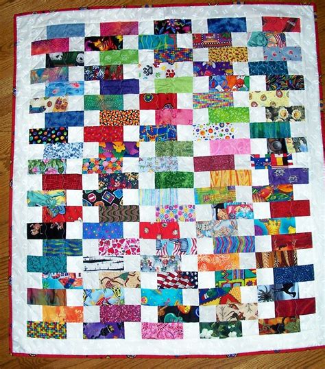 Baby Bricks Scrap Quilt | Scrap quilt patterns, Quilts, Scrap quilts