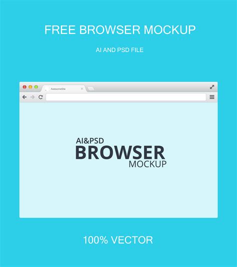 Freebie - Browser Mockup by GraphBerry on DeviantArt