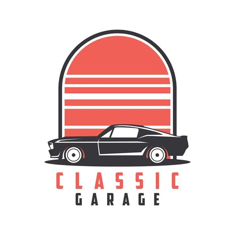 Classic car concept with old car side view Vector 10337600 Vector Art ...