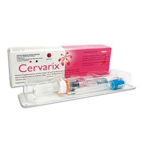 Cervarix Dosage & Drug Information | MIMS Indonesia