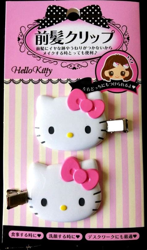 Hello Kitty Hair Clips Hair Accessories Set of 2 : Amazon.ca: Beauty & Personal Care