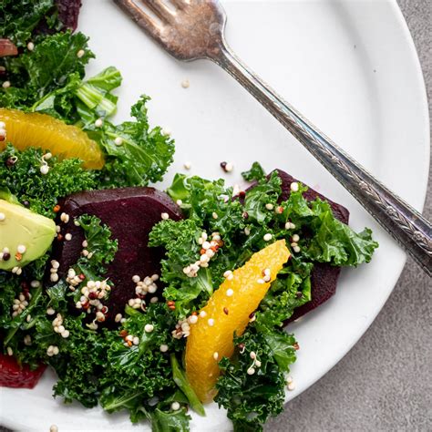 Sprouted Quinoa And Beet Salad - A Red Spatula