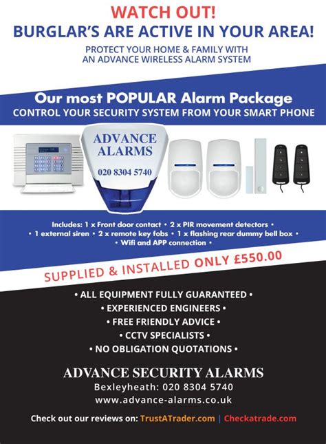 Wireless alarms - Alarm systems | Bexleyheath | Advance Security Alarms Ltd