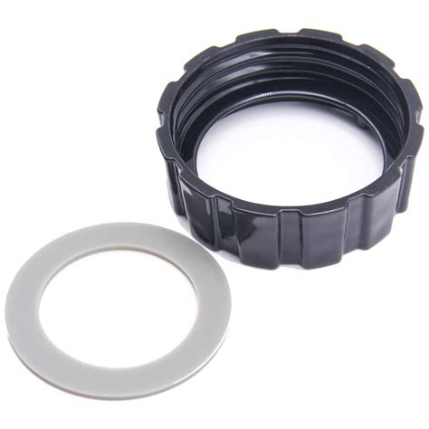 Black Blender Base Bottom Screw Cap,1Pc Blender Gasket Rubber Gasket Seal Replacement for ...