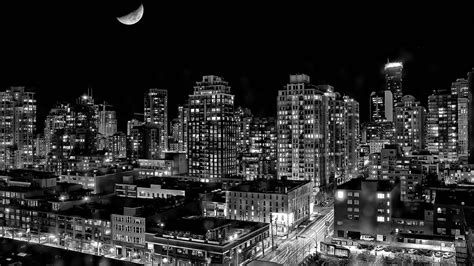 1920x1080 Black And White Vancouver City 4k Laptop Full HD 1080P ,HD 4k Wallpapers,Images ...