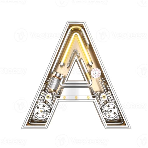 Mechanical style font 8506126 PNG