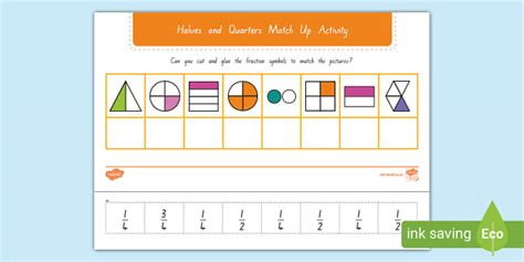 Stage 2-3 (Phase 1) Halves and Quarters Match-Up Activity