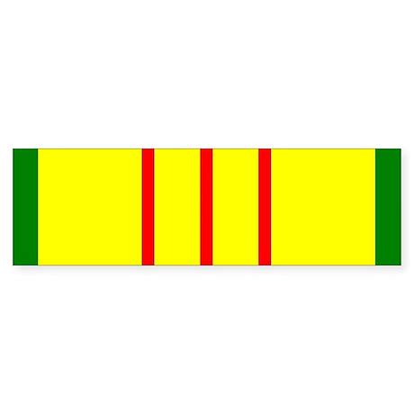 Vietnam Veteran Ribbon Bumper Bumper Sticker by americaneagle04