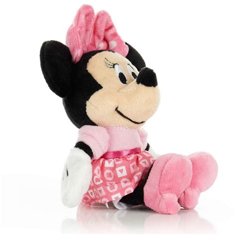 7" Disney Baby Minnie Mouse Stuffed Animal Plush Toy Mini Jingler ...