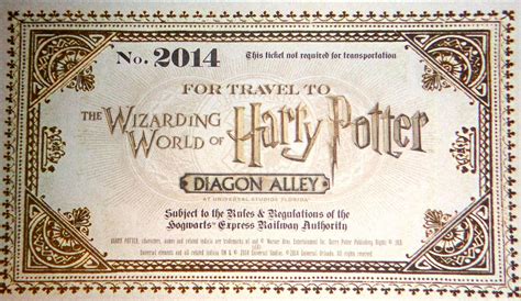 Pin on Harry Potter Verse | Hogwarts express ticket, Harry potter world tickets, Wizarding world ...