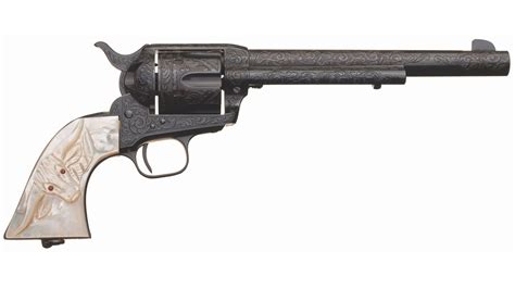 Bledsoe Engraved Colt 1st Generation Single Action Army Revolver | Rock ...