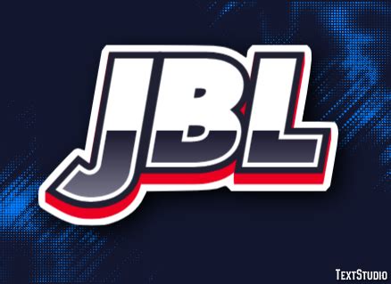 JBL Text Effect and Logo Design Brand