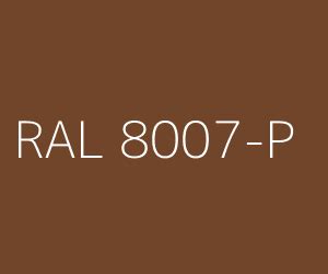 Colour RAL 8007-P / Fawn brown (Brown shades) | RAL colour chart UK