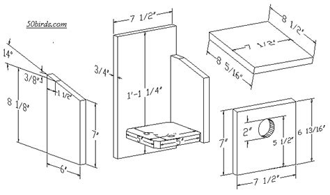 House Finch Birdhouse - 70birds Birdhouse Plans Index