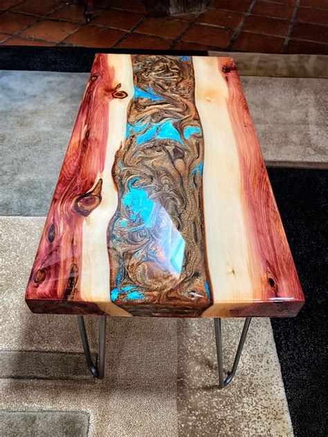 DIY Epoxy Resin Table | Resin furniture, Epoxy wood table, Resin table