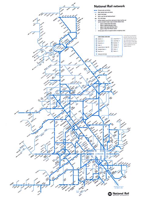 Online Maps: UK Train Map