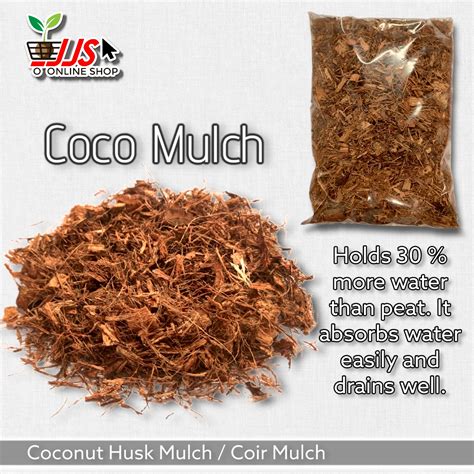 🛒 JJS Store | Coco Mulch 500g | Organic Coconut Husk (Coir) Mulch perfect for growing plants ...