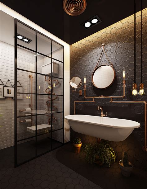 35+ industrial bathroom ideas for you - perfect for renovation