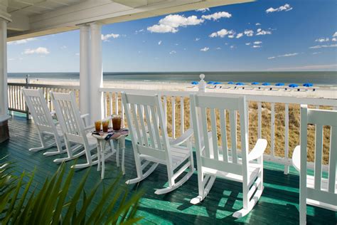 Elizabeth Pointe Lodge oceanfront porch | Amelia island florida ...