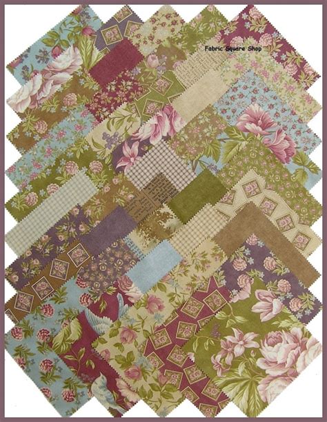 Blackbird Designs HARVEST HOME Moda Fabric Charm Pack Squares