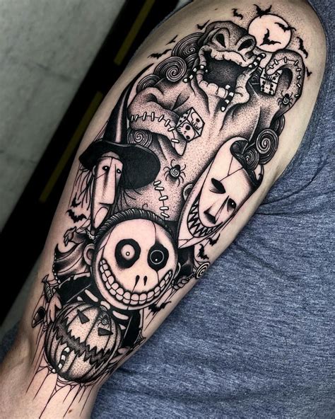 Discover 67+ tim burton tattoo sleeve latest - in.cdgdbentre