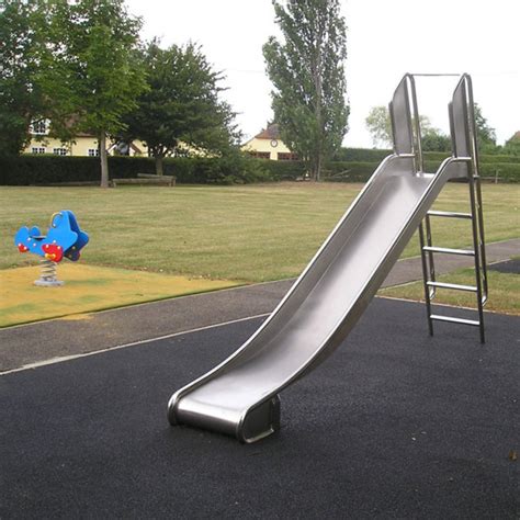 Free Standing Stainless Steel Childrens Playground Slide | Stainless ...