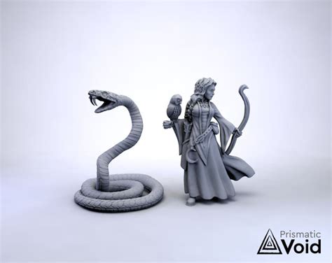 Giant Poisonous Snake Miniature for Dungeons & Dragons - Etsy